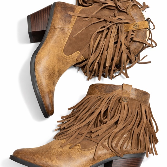 Ariat Fringe Western Ankle Boots Size 9.5 | Brand New With Tags - Picture 13 of 13